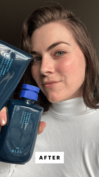 DallAsen after using the  RCo Bleu Essential Shampoo  Conditioner Set